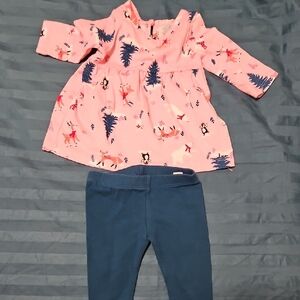 Christmas Pink and Blue Kids Matching Set